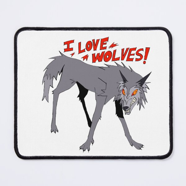 Item preview, I love wolves! designed and sold by Cosmc-Cryptc.