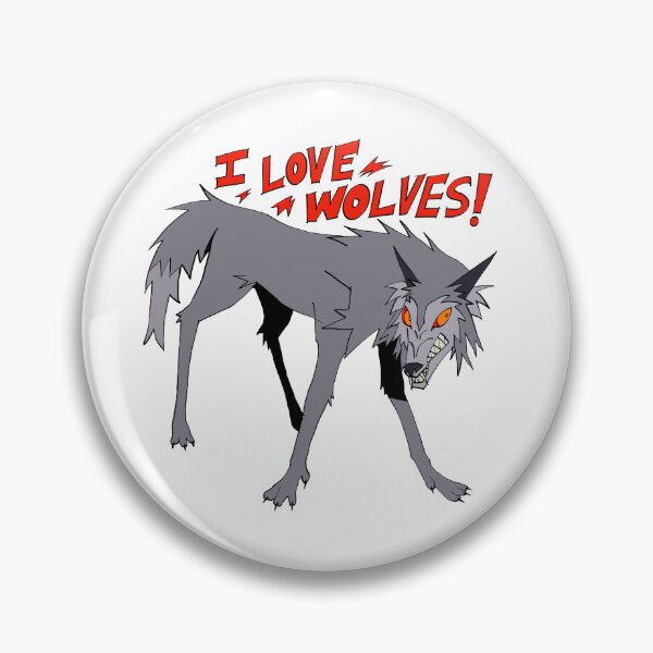 Item preview, I love wolves! designed and sold by Cosmc-Cryptc.
