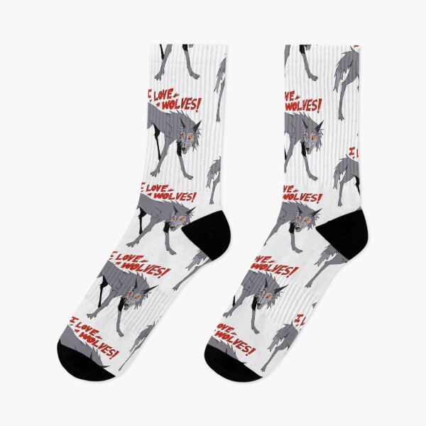Item preview, I love wolves! designed and sold by Cosmc-Cryptc.