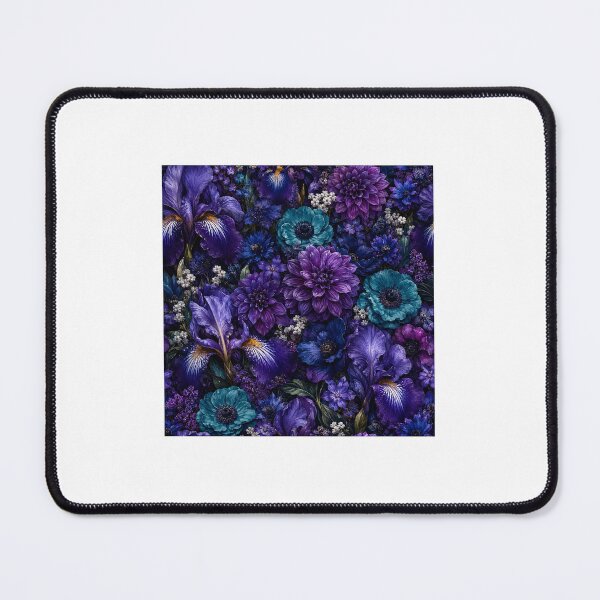 Item preview, Dark Maximalist Floral Phone Case - Midnight Blue designed and sold by RedRubyBubble.