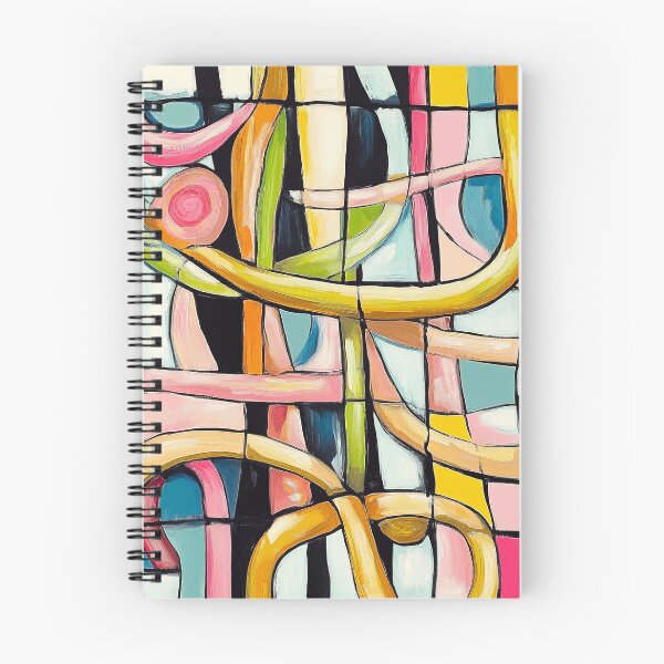 Item preview, swirly twirly Abstract fun Pattern designed and sold by Duckmoo Art.