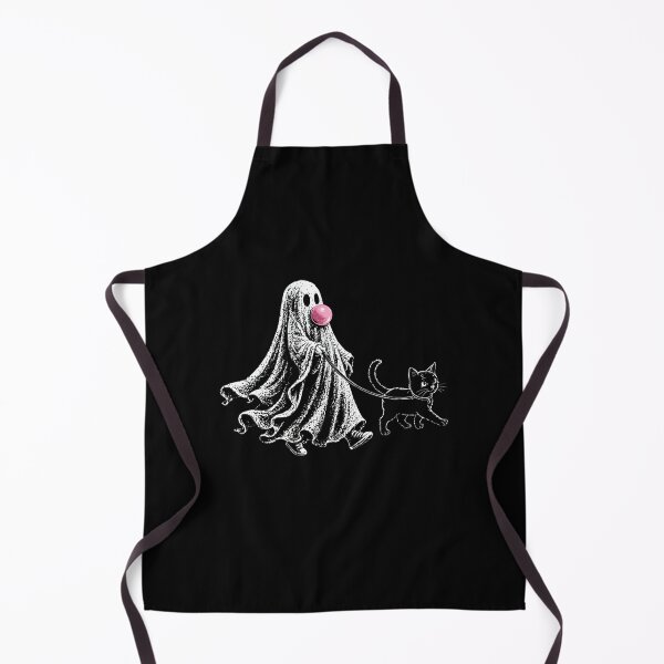 Item preview, Halloween Ghost Walking with Cat Cute designed and sold by suhairee-studio.