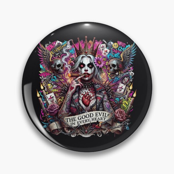 Artikelvorschau, Harlekin-Königin Zigarrenflügelschädel entworfen und verkauft von Voodoo Store Paranormal Collections.