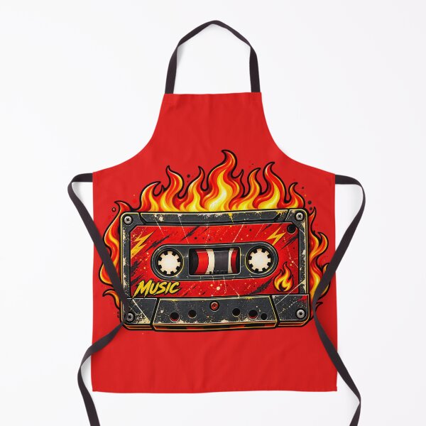 Item preview, Burning Beats Retro Cassette designed and sold by Hari Arts.