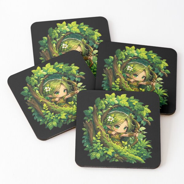 Item preview, Chibi Dryad designed and sold by Funny Vintage Stickers And T-Shirts.