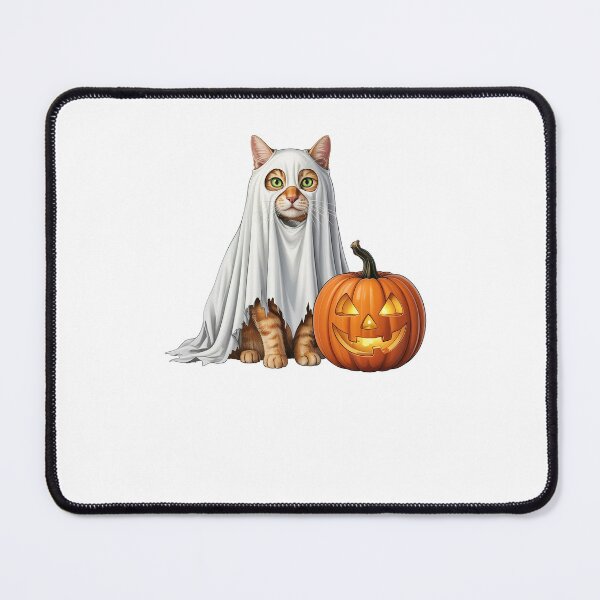 Item preview, Cat Ghost Halloween Funny designed and sold by suhairee-studio.
