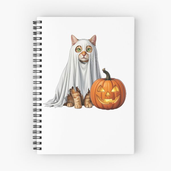 Item preview, Cat Ghost Halloween Funny designed and sold by suhairee-studio.