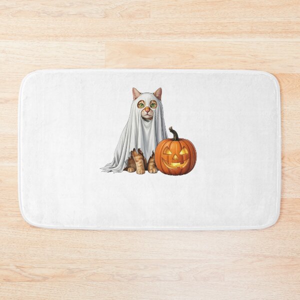 Item preview, Cat Ghost Halloween Funny designed and sold by suhairee-studio.