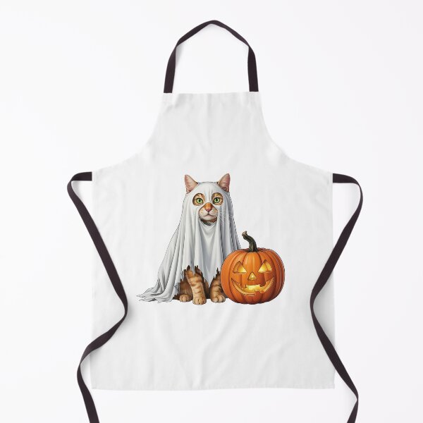 Item preview, Cat Ghost Halloween Funny designed and sold by suhairee-studio.