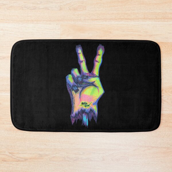 Item preview, Peace Sign Scar-E-Moji (Equalized Thermal Edition) designed and sold by Grimmlar.