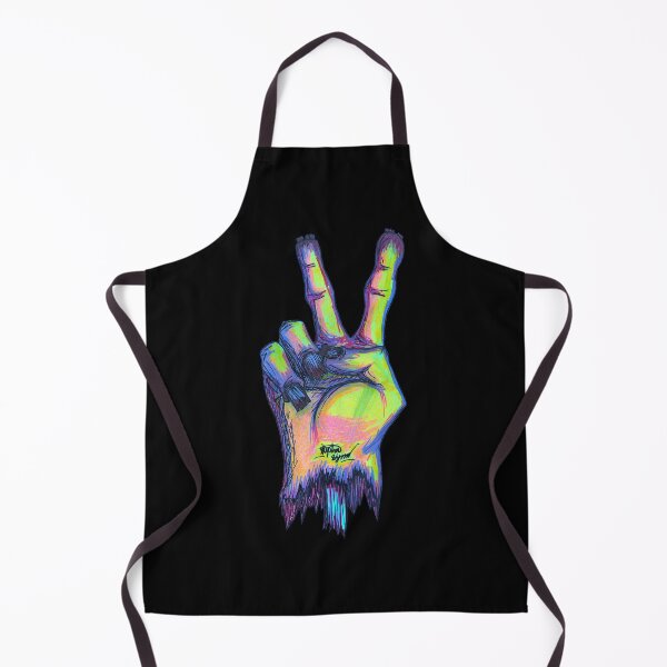 Item preview, Peace Sign Scar-E-Moji (Equalized Thermal Edition) designed and sold by Grimmlar.