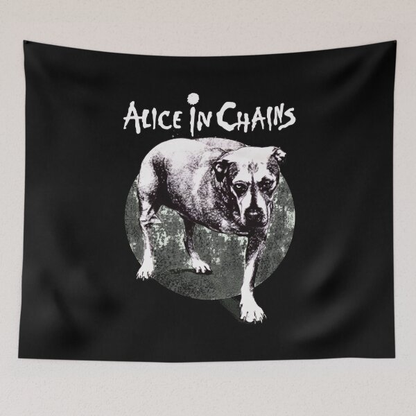Item preview, ALICEs IN CHAINsS Grunge Dog Rock Music-71 designed and sold by ArtbyCarpenterS.