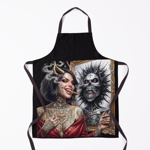 Item preview, Horned Queen Mirror Cigar Demon designed and sold by Voodoo Store Paranormal Collections.