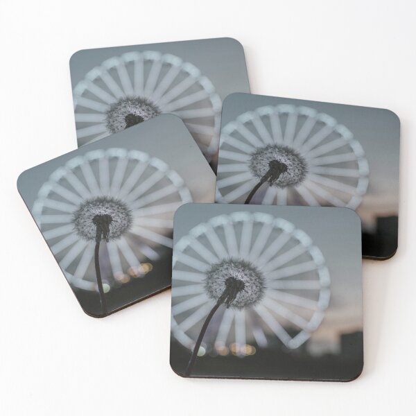 Item preview, Dandelion Illusion and Ferris Wheel at Dusk designed and sold by TeriGertrudis.