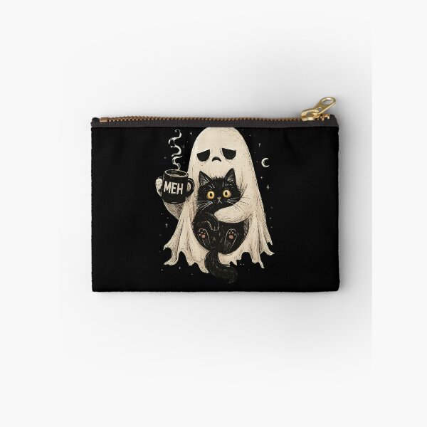 Item preview, Halloween Ghost Holding Black Cat designed and sold by suhairee-studio.