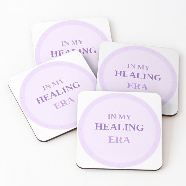 Item preview, In My Healing Era Sticker designed and sold by RedRubyBubble.
