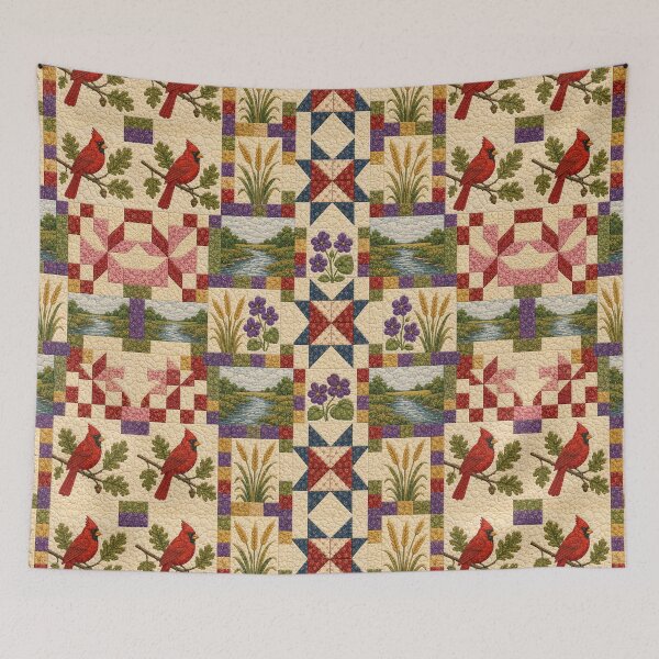 Item preview, Illinois Patterns designed and sold by Whimspired By Paxx.