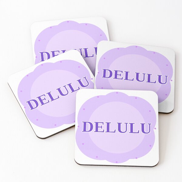 Item preview, Delulu Sticker designed and sold by RedRubyBubble.