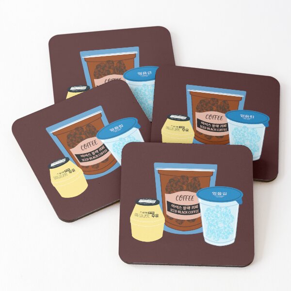 Item preview, Unsweetened Banana Milk Black Coffee Set designed and sold by Rin_Art.