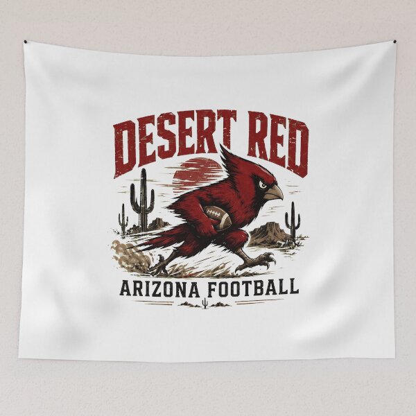 Item preview, Desert Cardinal Arizona Football Retro designed and sold by ettPesha92.
