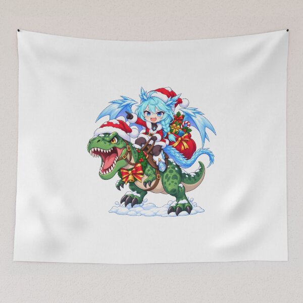 Item preview, Shefi Princess Connect Christmas T Rex Ride designed and sold by Dashsopaner.