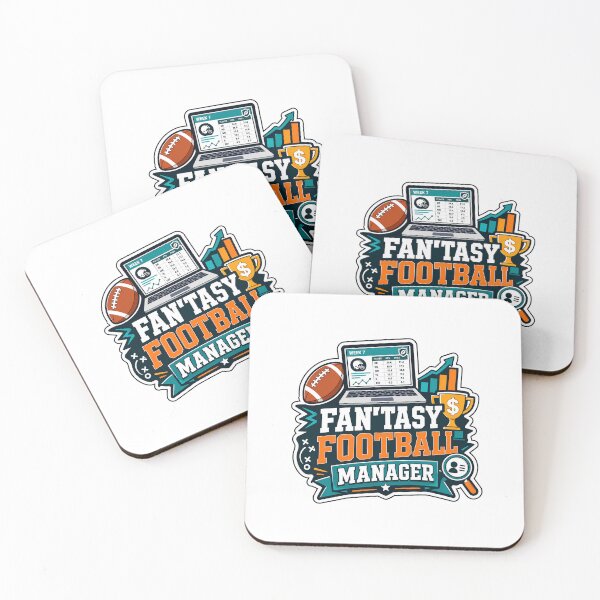 Artikelvorschau, Fantasy Football Manager Sticker entworfen und verkauft von RedRubyBubble.