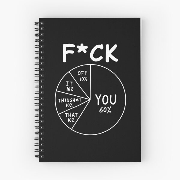 Item preview, F you Funny Pie Chart Sarcastic designed and sold by suhairee-studio.