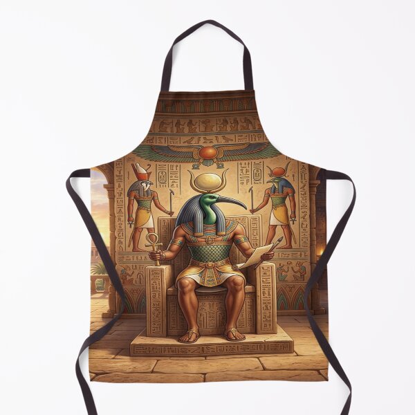 Item preview, Thoth seated in a sunlit Egyptian temple designed and sold by Solomon-Ent-144.