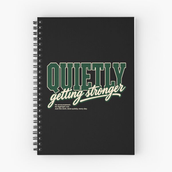 Item preview, Quietly Getting Stronger, Winter Arc Progress Graphic designed and sold by PhylonBoxx.