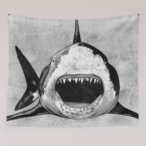 Item preview, Great White Shark Open Jaws Frontal Attack designed and sold by Ghoul Enterprises.