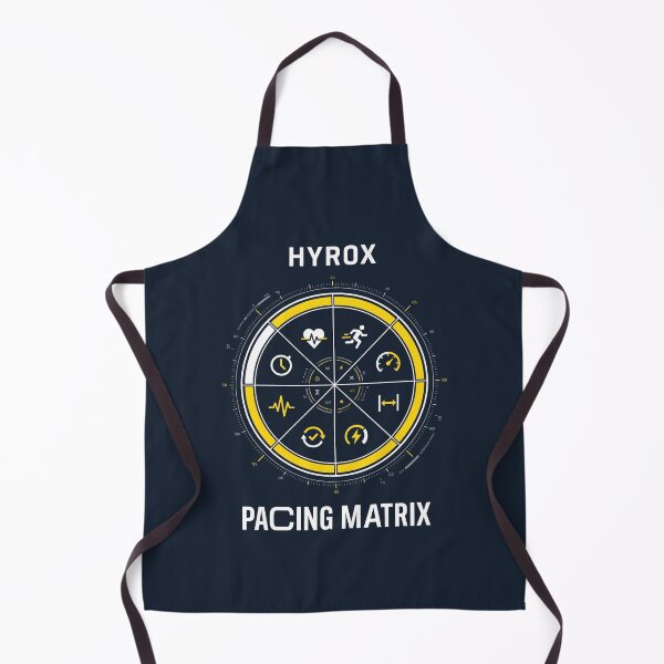 Item preview, Hyrox Pacing Matrix - Functional Fitness Race Strategy Art designed and sold by SplashTastic.