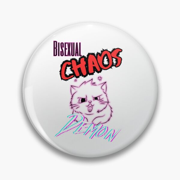 Item preview, Bisexual Chaos Demon Cat designed and sold by Kit Barrie Creations.
