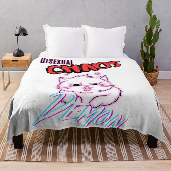 Item preview, Bisexual Chaos Demon Cat designed and sold by Kit Barrie Creations.