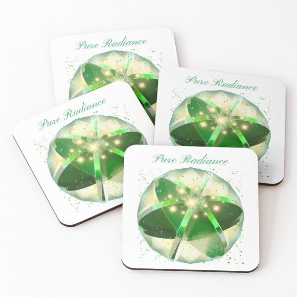 Item preview, Pure Radiance Emerald Crystal Glow Digital Art Design designed and sold by MinimalAurashop.