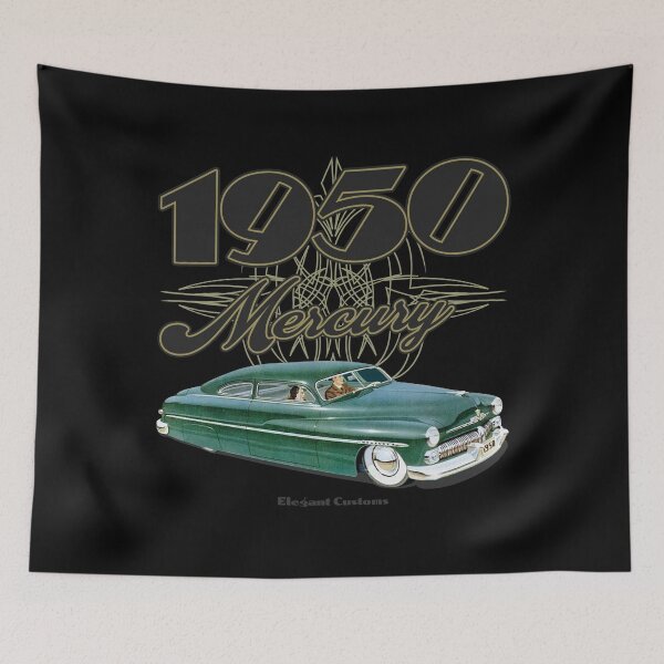 Item preview, 1951 Mercury Coupe with text - Lowrider, Kustom, Hot Rod, Muscle Car designed and sold by Elegant Customs.