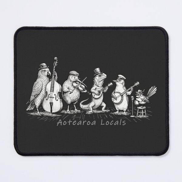 Item preview, Aotearoa Locals NZ Wildlife Folk Band designed and sold by MvuuStudio.