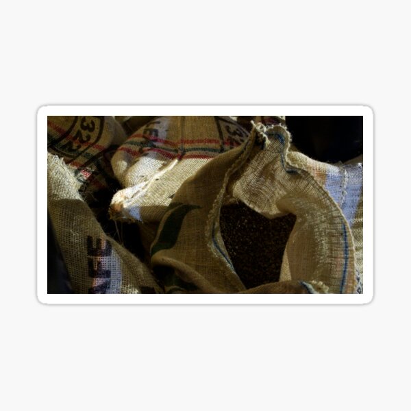 Bean in the Sack - B34 coffee - Newly roasted Coffee Beans - South Australia Sticker