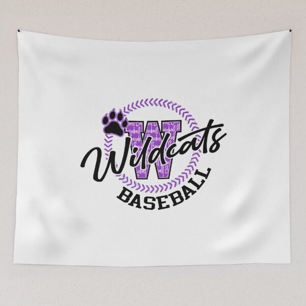 Item preview, Wildcats Baseball Paw Print Spirit designed and sold by ettPesha92.