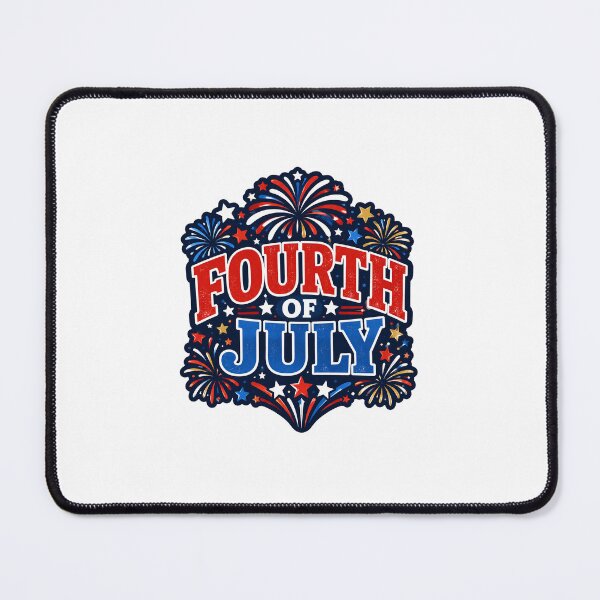 Item preview, Fourth of July Sticker designed and sold by RedRubyBubble.