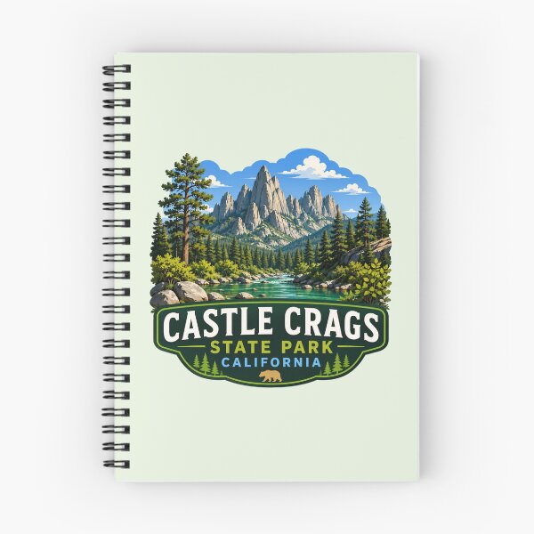 Item preview, Castle Crags State Park, California designed and sold by Myra365Art.