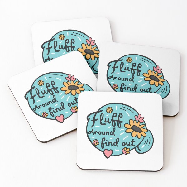 Item preview, Fluff Around And Find Out Girly Bumper Sticker designed and sold by carneslauralee.
