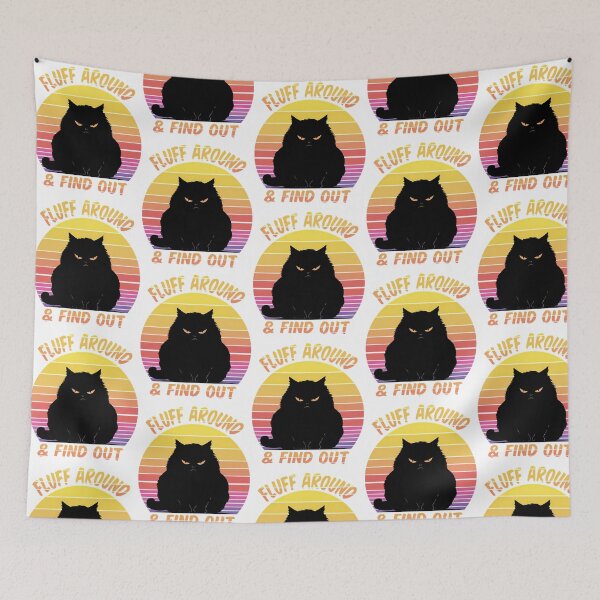 Item preview, Fluff Around And Find Out Grumpy Cat Perfact Cute Cat designed and sold by carneslauralee.