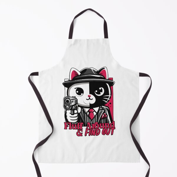 Item preview, Fluff Around And Find Out Mafia Cat Funny designed and sold by carneslauralee.