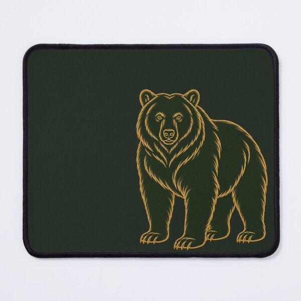 Item preview, Vintage Black Bear Wall Art | Rustic Woodland Animal Illustration designed and sold by TheSlowShore.