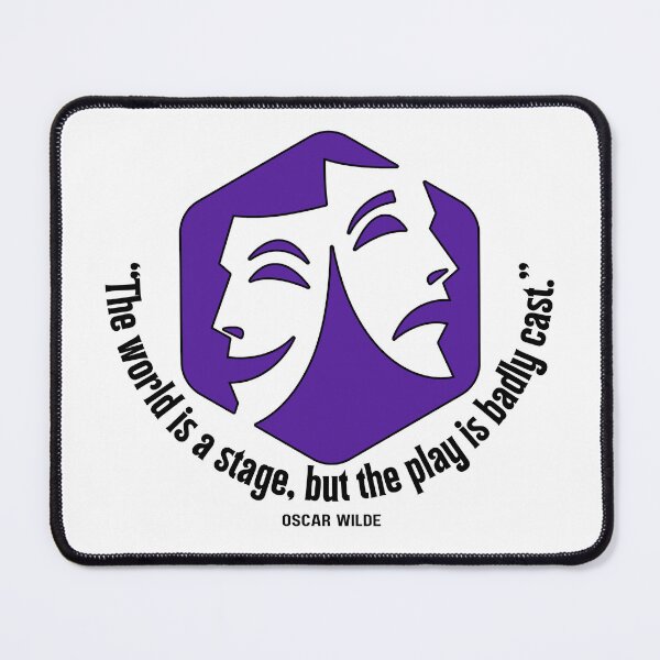 Item preview, The World is a Stage Quote designed and sold by Kit Barrie Creations.