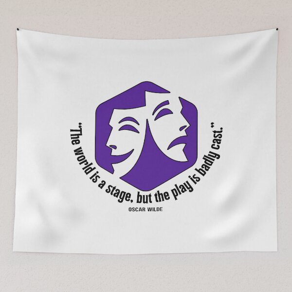 Item preview, The World is a Stage Quote designed and sold by Kit Barrie Creations.