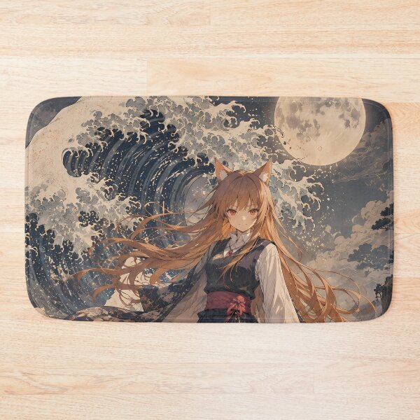 Item preview, Holo Spice and Wolf Great Wave Moonlight designed and sold by Dashsopaner.