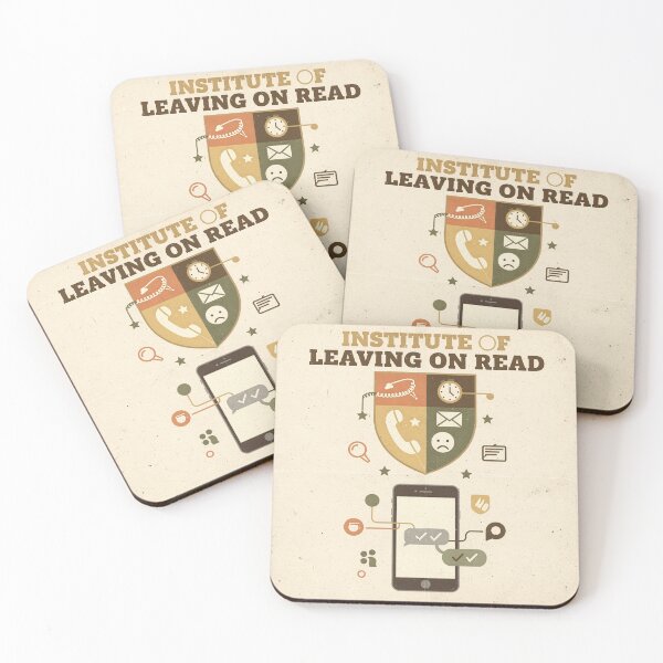 Item preview, Institute of Leaving on Read Retro Poster designed and sold by PictorialWhimsy.
