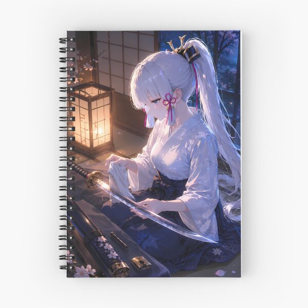 Item preview, Kamisato Ayaka Genshin Impact Moonlit Katana Care designed and sold by Dashsopaner.