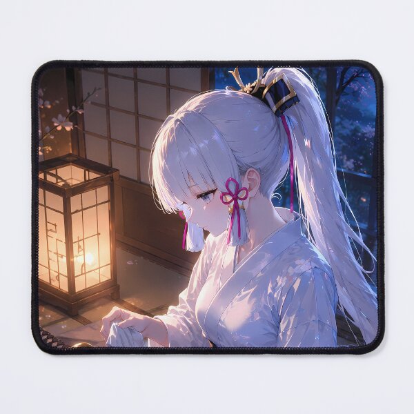 Item preview, Kamisato Ayaka Genshin Impact Moonlit Katana Care designed and sold by Dashsopaner.